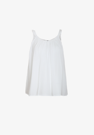 Gauze Pleat Top