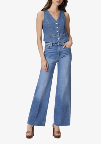 Anessa 31 Inch Wide Leg Jean In Flamenco Distressed