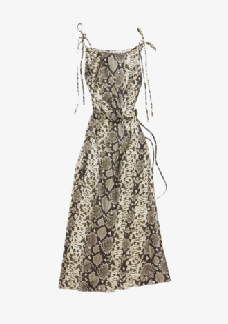 Dayla Python Seersucker Dress