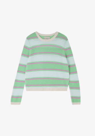 Cashmere Deckchair Stripe Crew