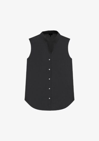 Sleeveless Button Top