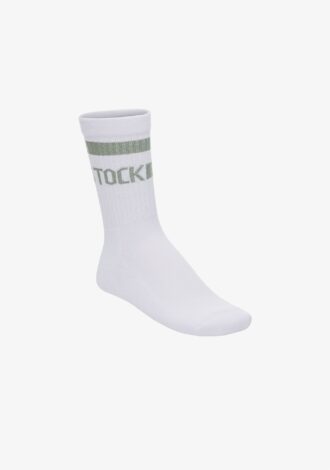 Cotton Tennis Sock White/Pure Sage