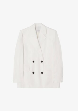 Classic Linen Blazer White