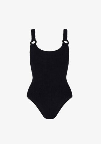 Domino Swim With Tonal Hoops Black