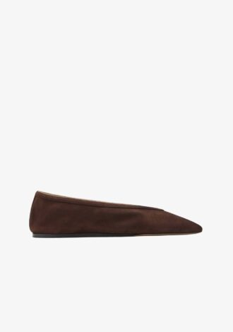 Luna Suede Slipper Chocolate