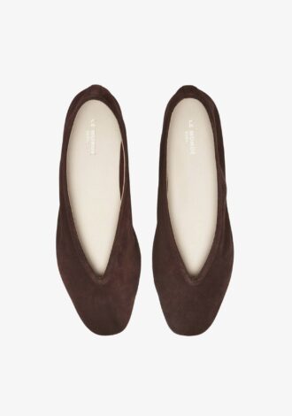 Luna Suede Slipper Chocolate