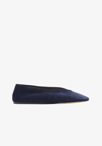 Luna Suede Slipper Indigo