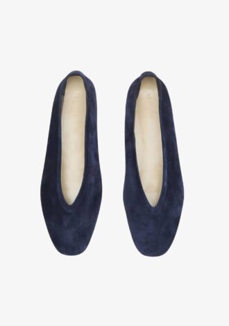 Luna Suede Slipper Indigo