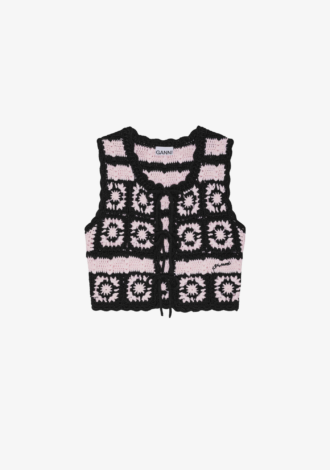 Cotton Crochet Vest