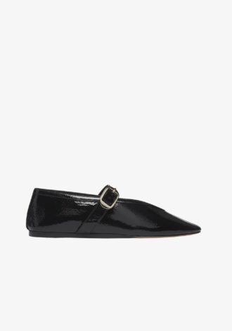 Stella Patent Leather Slipper Black