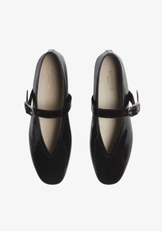 Stella Patent Leather Slipper Black