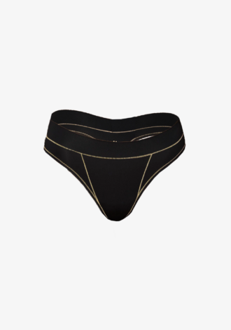 The Workout Thong Black