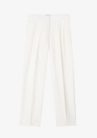 Wide Suit Trousers White – 12